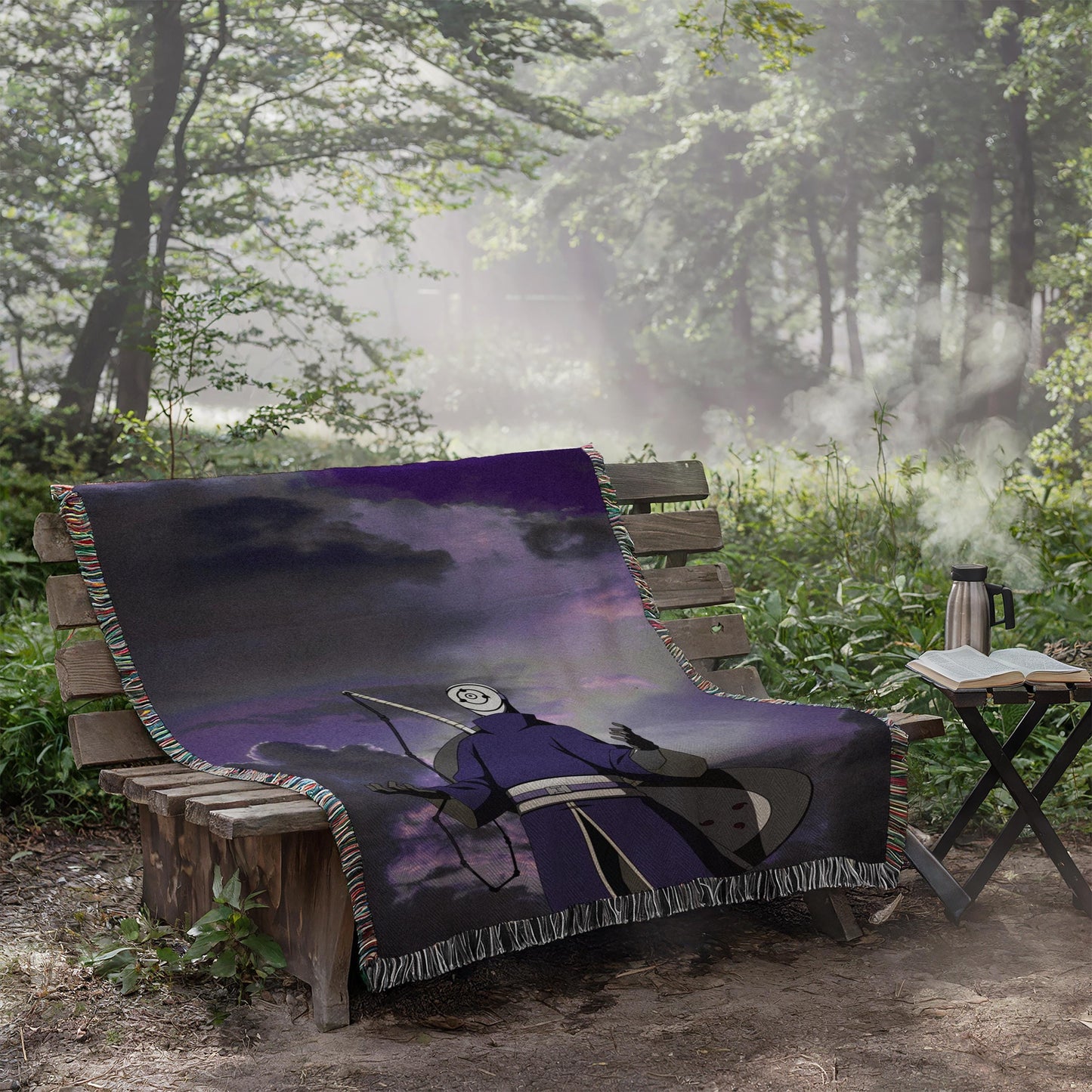 Obito Uchiha Heavy Woven Blanket | Obito Woven Tapestry | Anime Blanket