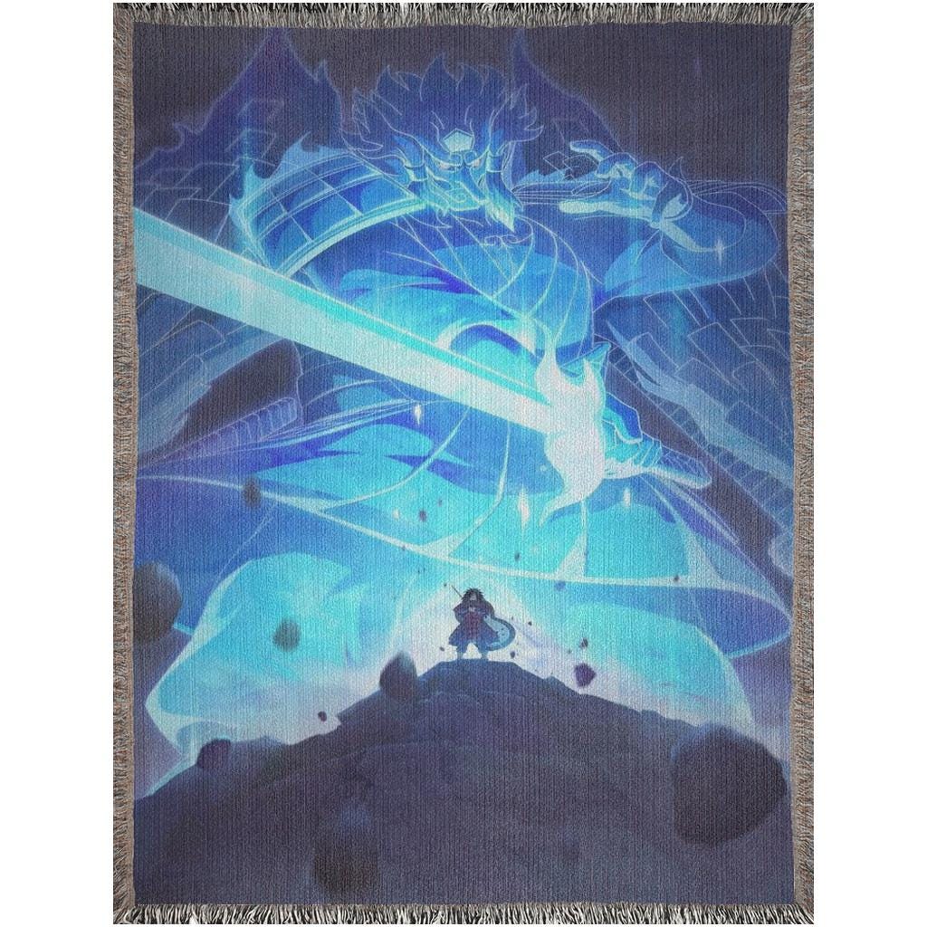 Madara Susanoo Heavy Woven Blanket | Madara Susanoo Woven Tapestry | Anime Blanket