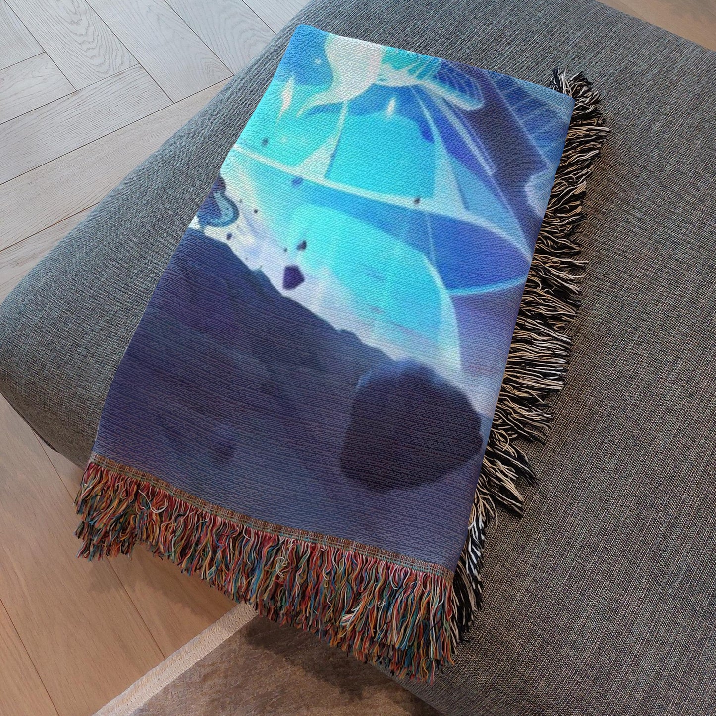 Madara Susanoo Heavy Woven Blanket | Madara Susanoo Woven Tapestry | Anime Blanket