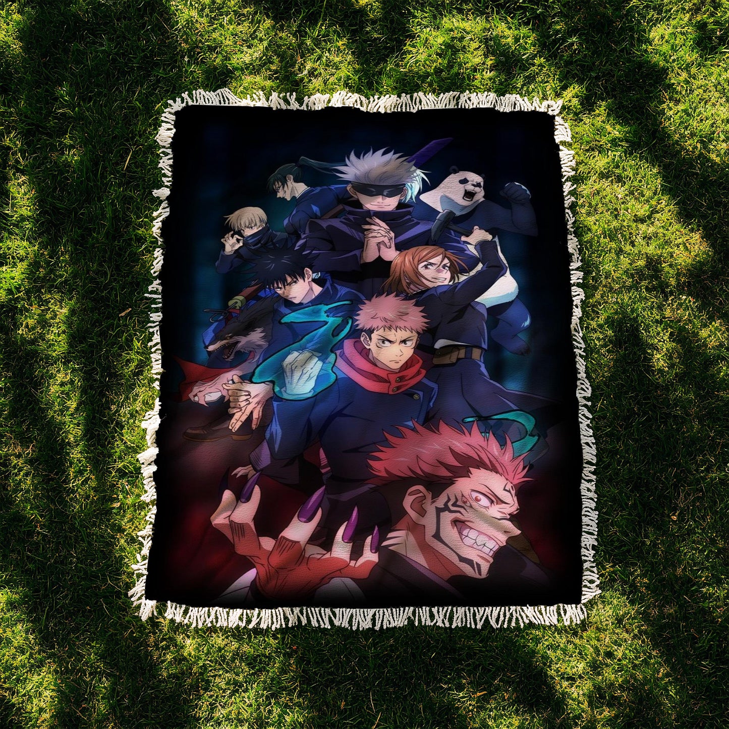 Jujutsu Kaisen Heavy Woven Blanket | Anime Blanket