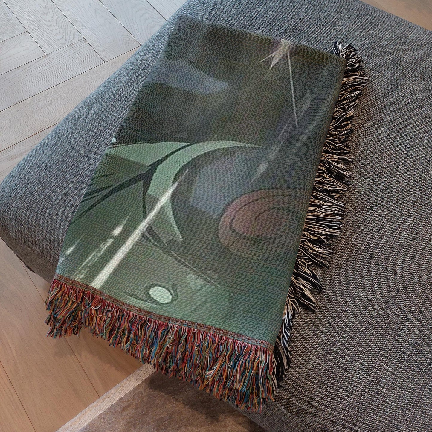 Kakashi Vs Obito Heavy Woven Blanket | Naruto Woven Tapestry | Anime Blanket