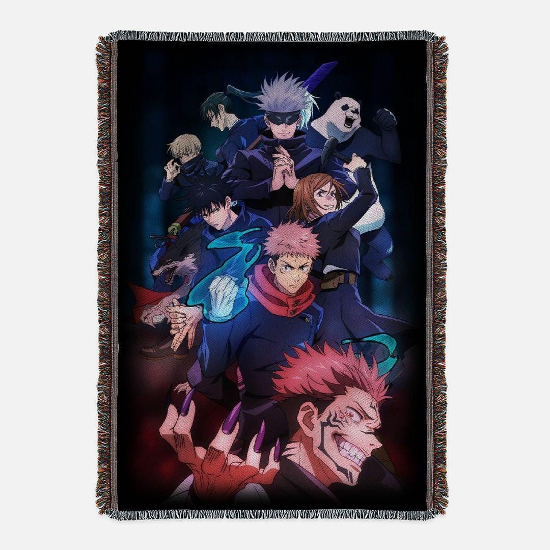 Jujutsu Kaisen Heavy Woven Blanket | Anime Blanket