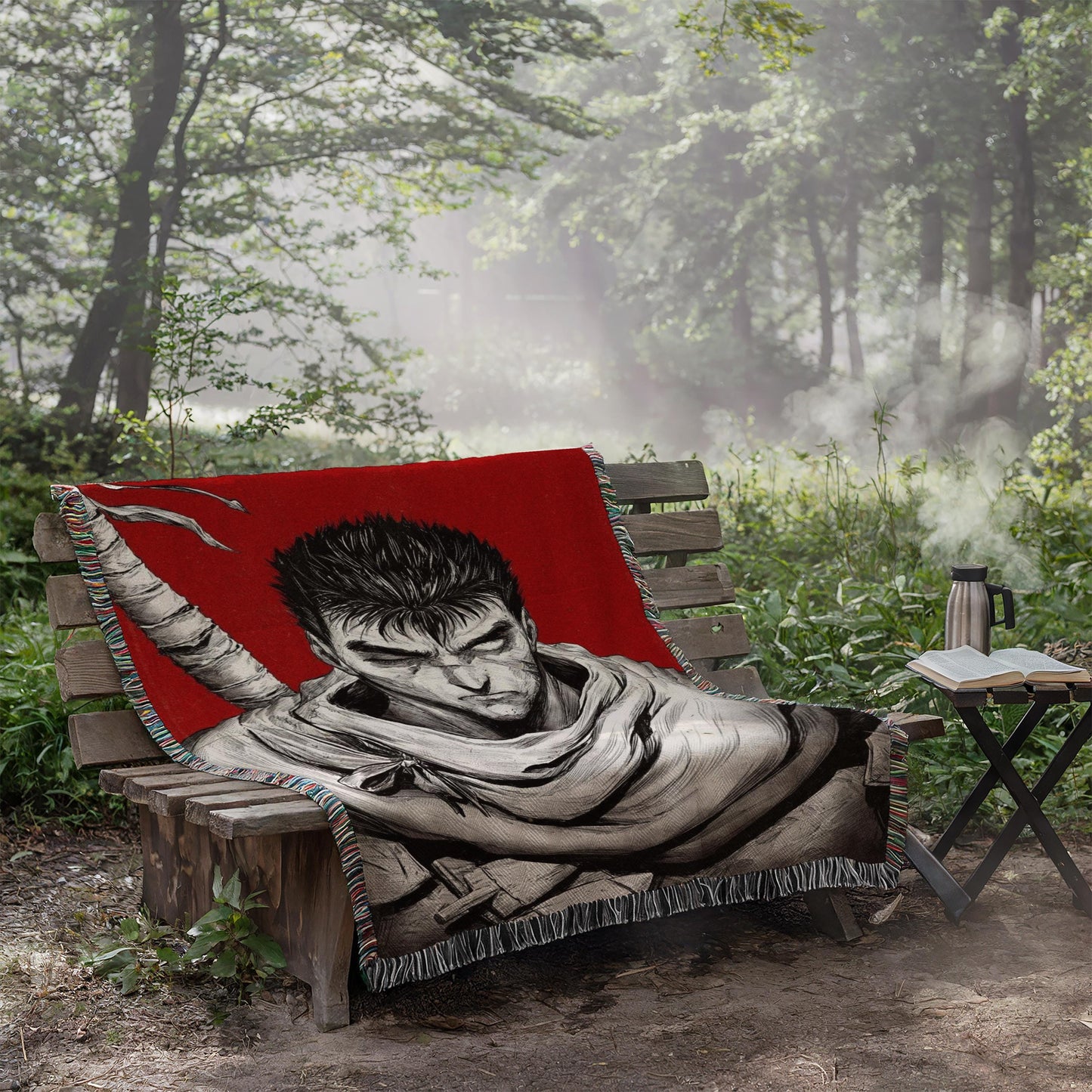 Guts Woven Blanket | Guts Woven Tapestry | Anime Blanket