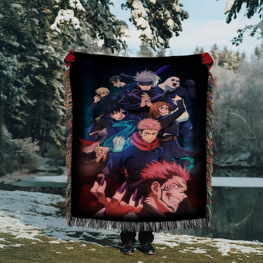 Jujutsu Kaisen Heavy Woven Blanket | Anime Blanket
